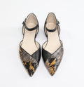 POINTED TEO ANKLE STRAP FLAT D'ORSAY FLAT