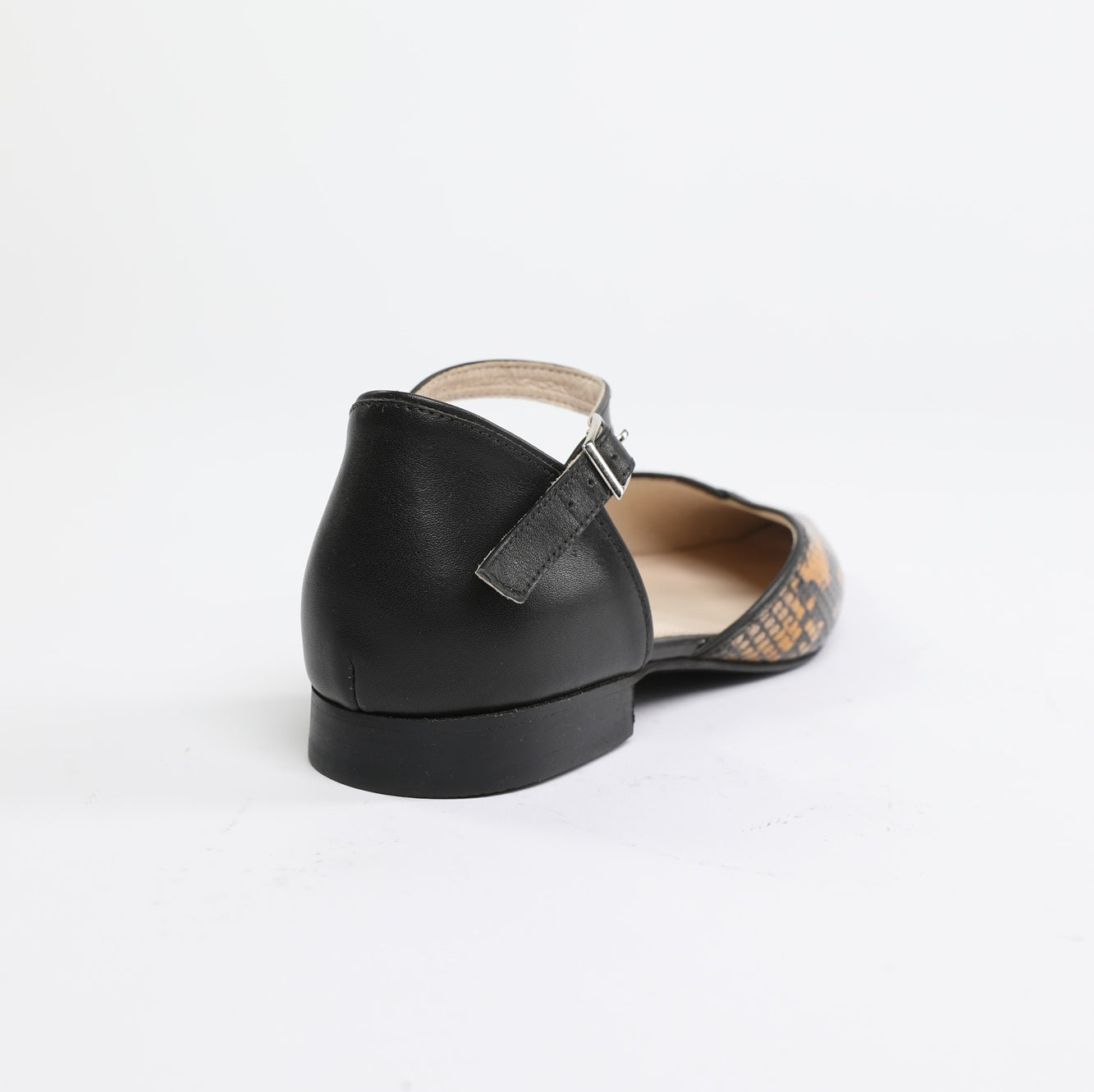 POINTED TEO ANKLE STRAP FLAT D'ORSAY FLAT