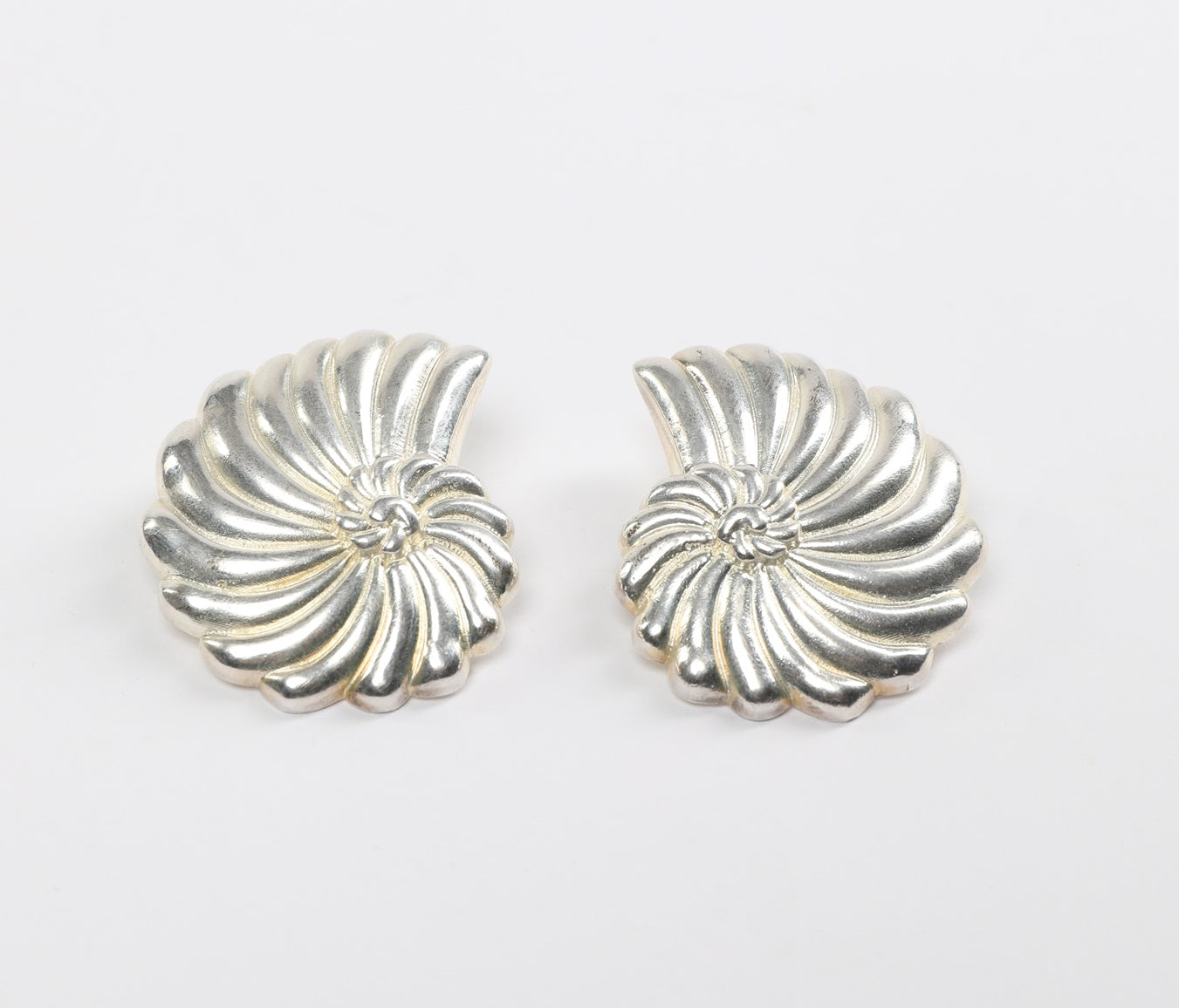 SILVER PLATED BRASS EARRINGS